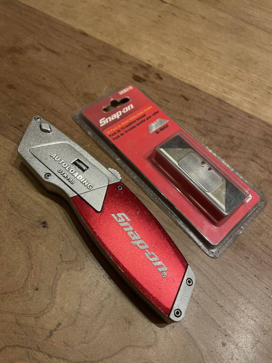 やや傷や汚れあり】スナップオン snap-on カッターナイフ