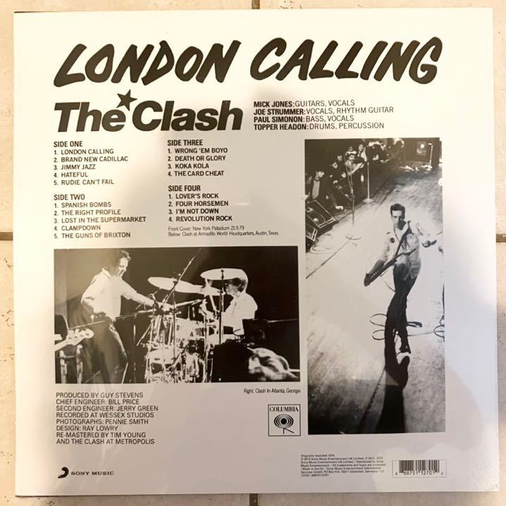 K-2198】アナログ レコード UKオリジナル盤 THE CLASH CBS82000