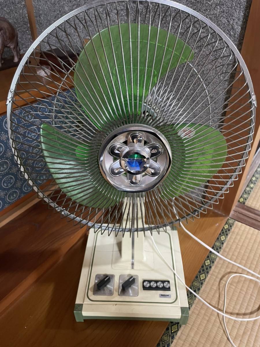 昭和レトロ National ナショナル 松下 F-35V1L 家庭用扇風機 昭和