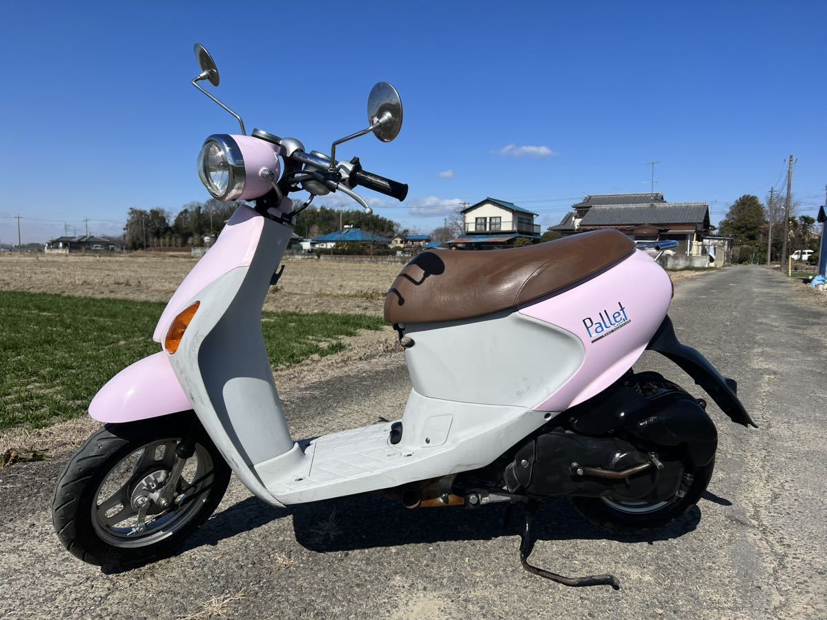 スズキ レッツ4パレット ピンク CA41A