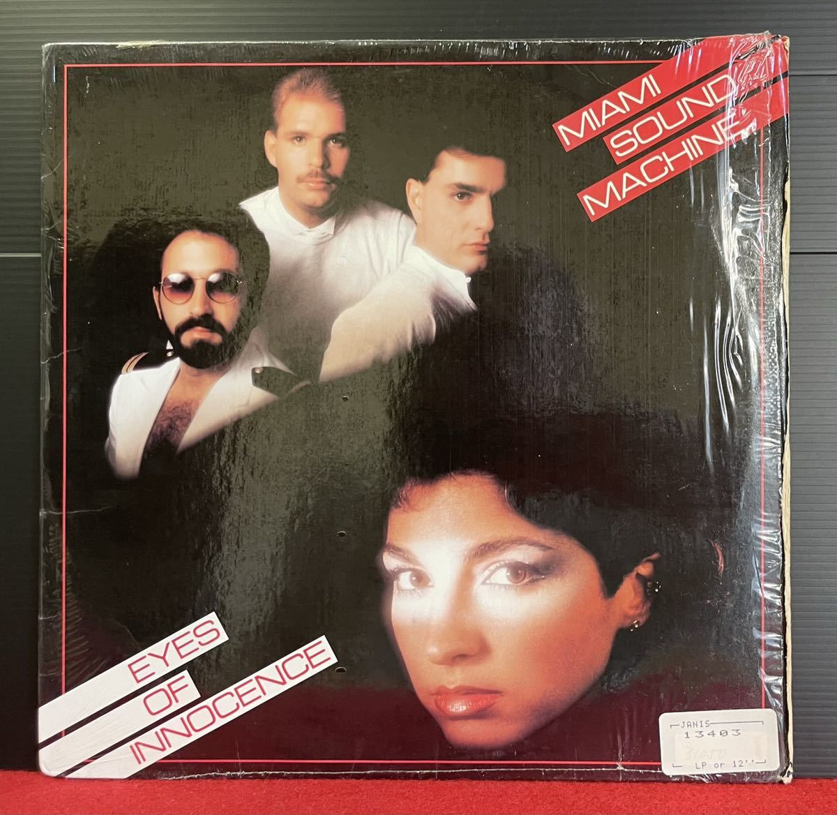 【目立った傷や汚れなし】Gloria Estefan Miami Sound Machineアルバム EYES OF INNOCENCE 12inch盤その他にもプロモーション盤 レア盤 人気