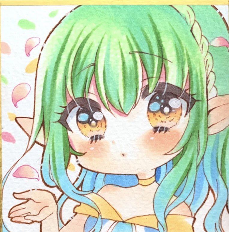 手描きイラスト 簡易リクエスト はがきサイズ限定＊☆簡易リクエスト