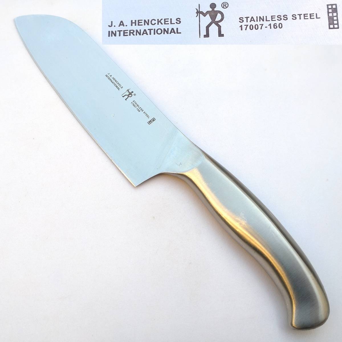 【傷や汚れあり】万能包丁 J.A.HENCKELS INTERNATIONAL STAINLESS STEEL 刃長約160㎜ 洋包丁 三徳