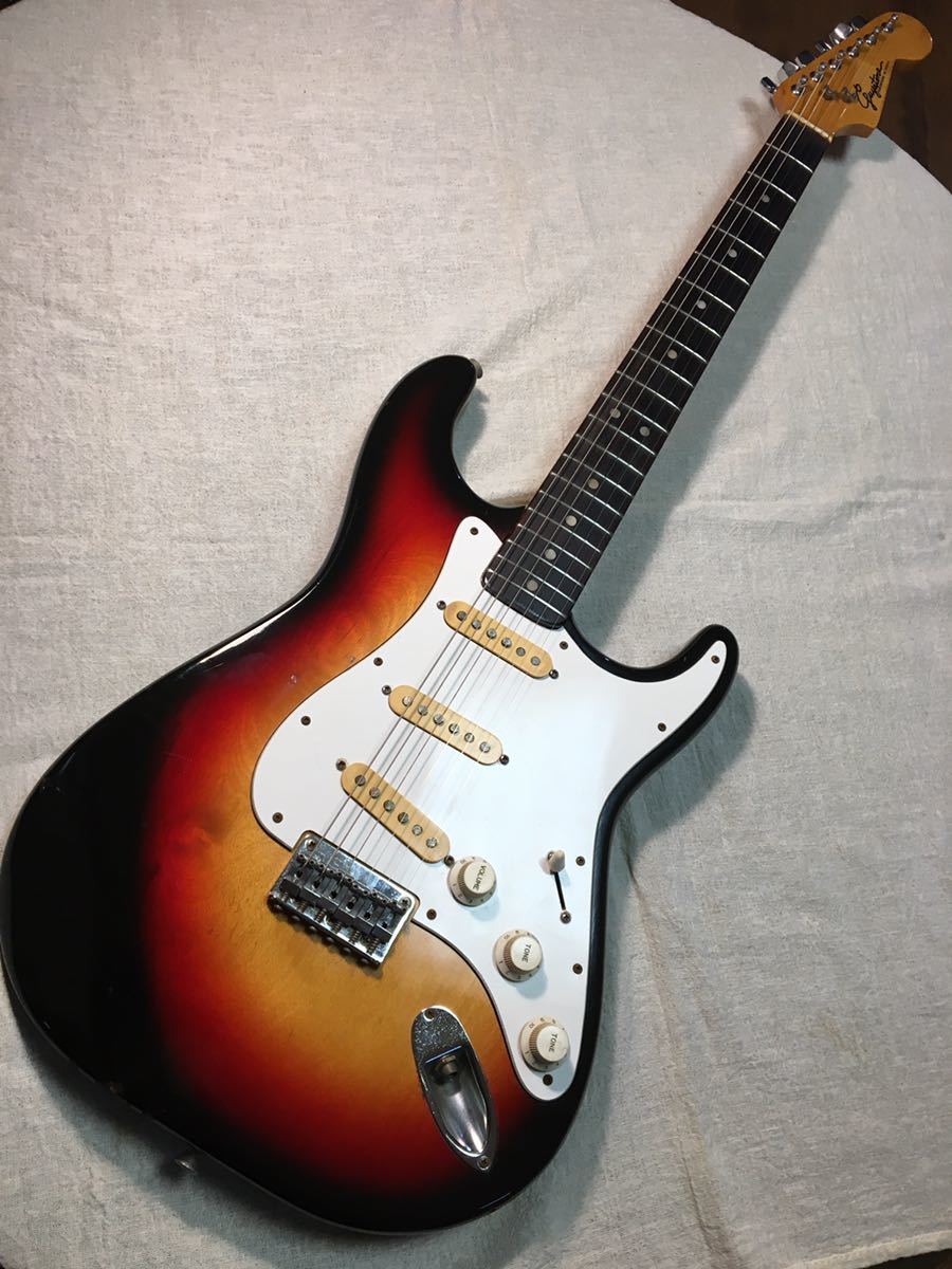 やや傷や汚れあり】Guyatone ストラト ハードテイル仕様 70's Vintage