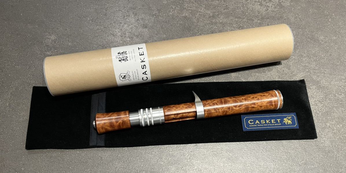 カスケット 5ftピーチウッド杢 ボロンハンドル・トリガー新品未使用