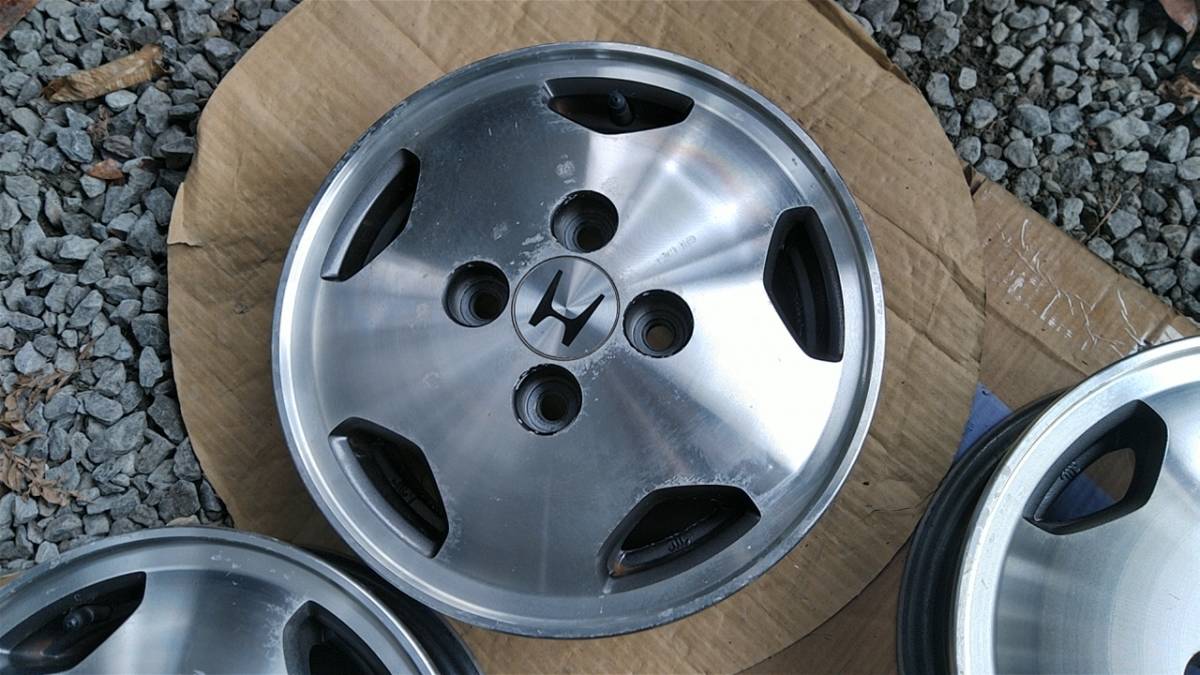 やや傷や汚れあり】12インチホンダ純正アルミホイール4本セット