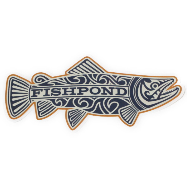 【未使用】フィッシュポンド ステッカー マオリ トラウト FISHPOND MAORI TROUT STICKER トライバル フライ
