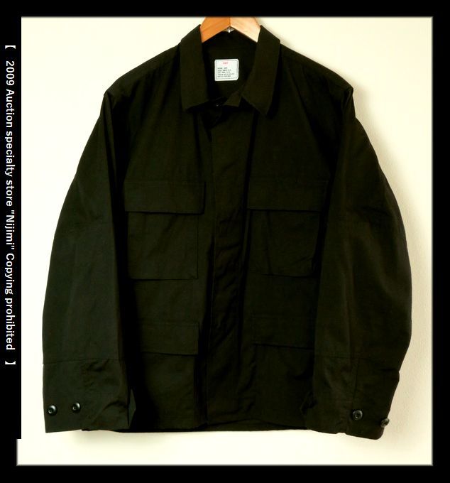 美品 米軍BDU BLACK357（US.Army BDU Jacket BLACK357 DeadStock