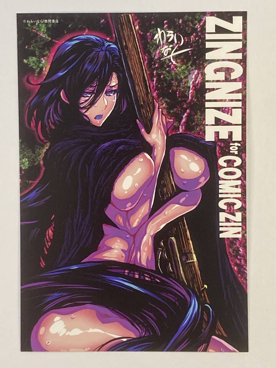 未使用】イラストカード ZINGNIZE ジンナイズ 5巻 COMICZIN