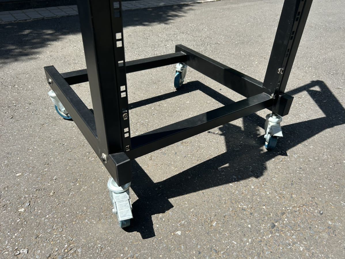 機材ラックセット JS-SRR100 ローリングラック ブランク パネル