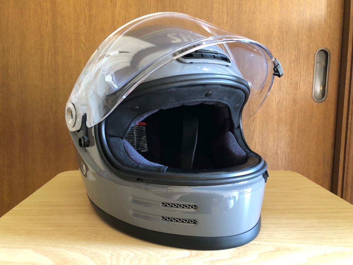 美品 SHOEI グラムスター バサルトグレー XLサイズ 純正メロー