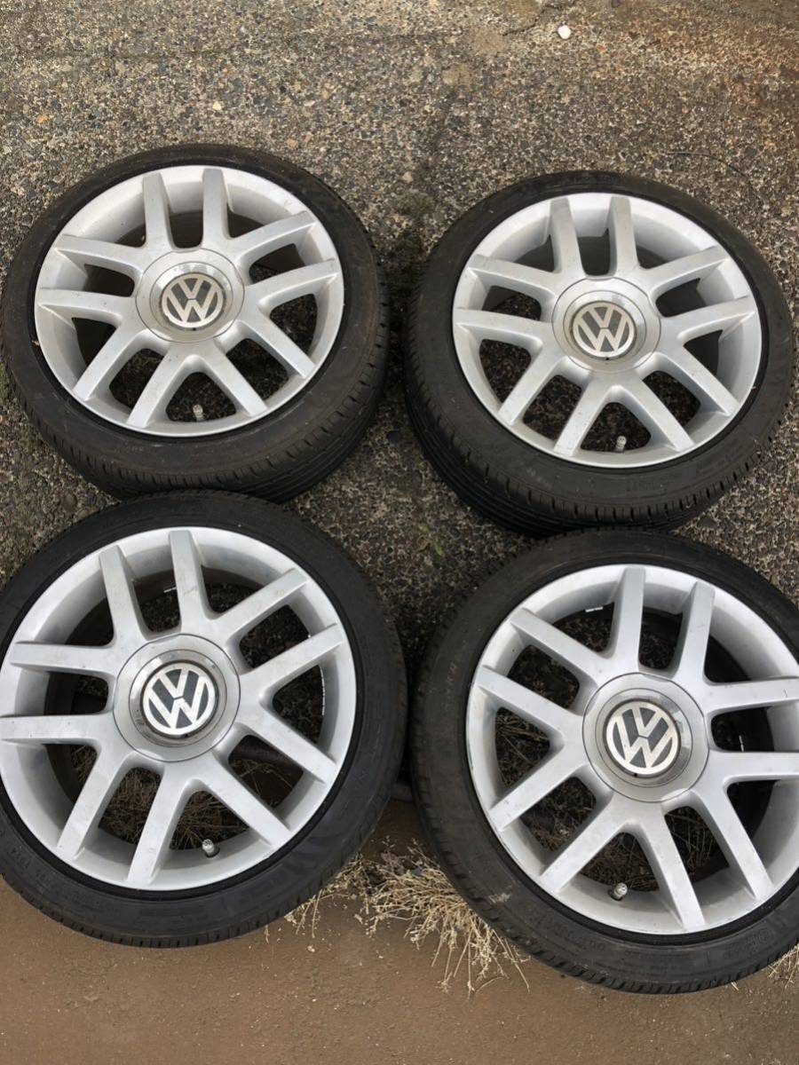 ホイール15インチ7J （目立った傷や汚れなし】VW純正ホイール 15インチ 