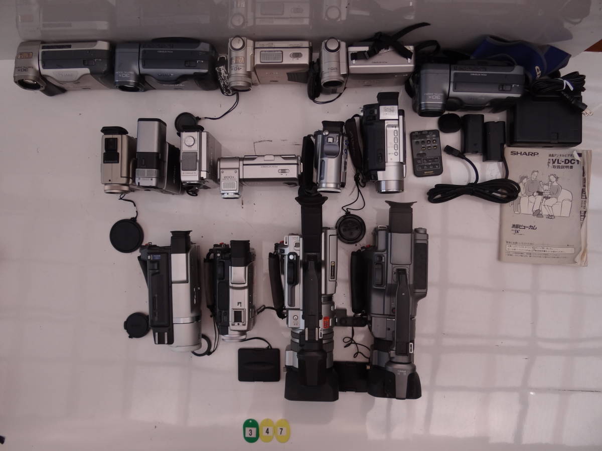 【全体的に状態が悪い】Z347D SonyDCRTRV225 DCRTRV9 DCRVX2000 DCRVX1000 SHARP VL