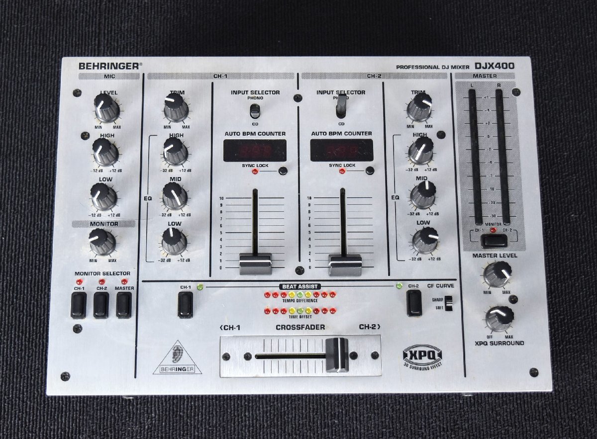 ジャンク】BEHRINGER ベリンガー PRO MIXER DJX750 ジャンク