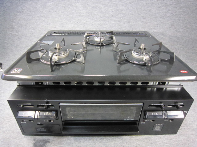 093)ハーマン ビルトインコンロ DG32K1SR 未使用 都市ガス