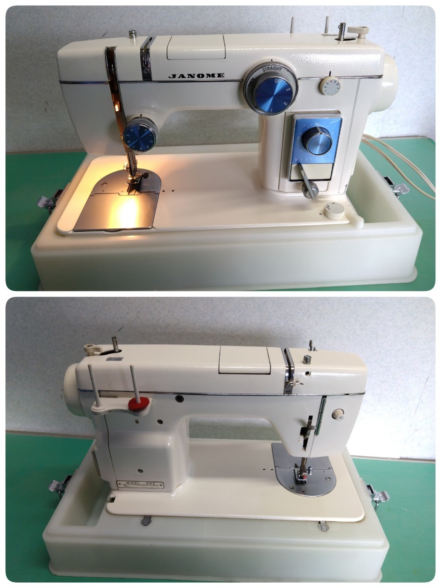 JANOME MODEL 804 ミシン ハンドクラフト 手工芸 ジャノメミシン 動作