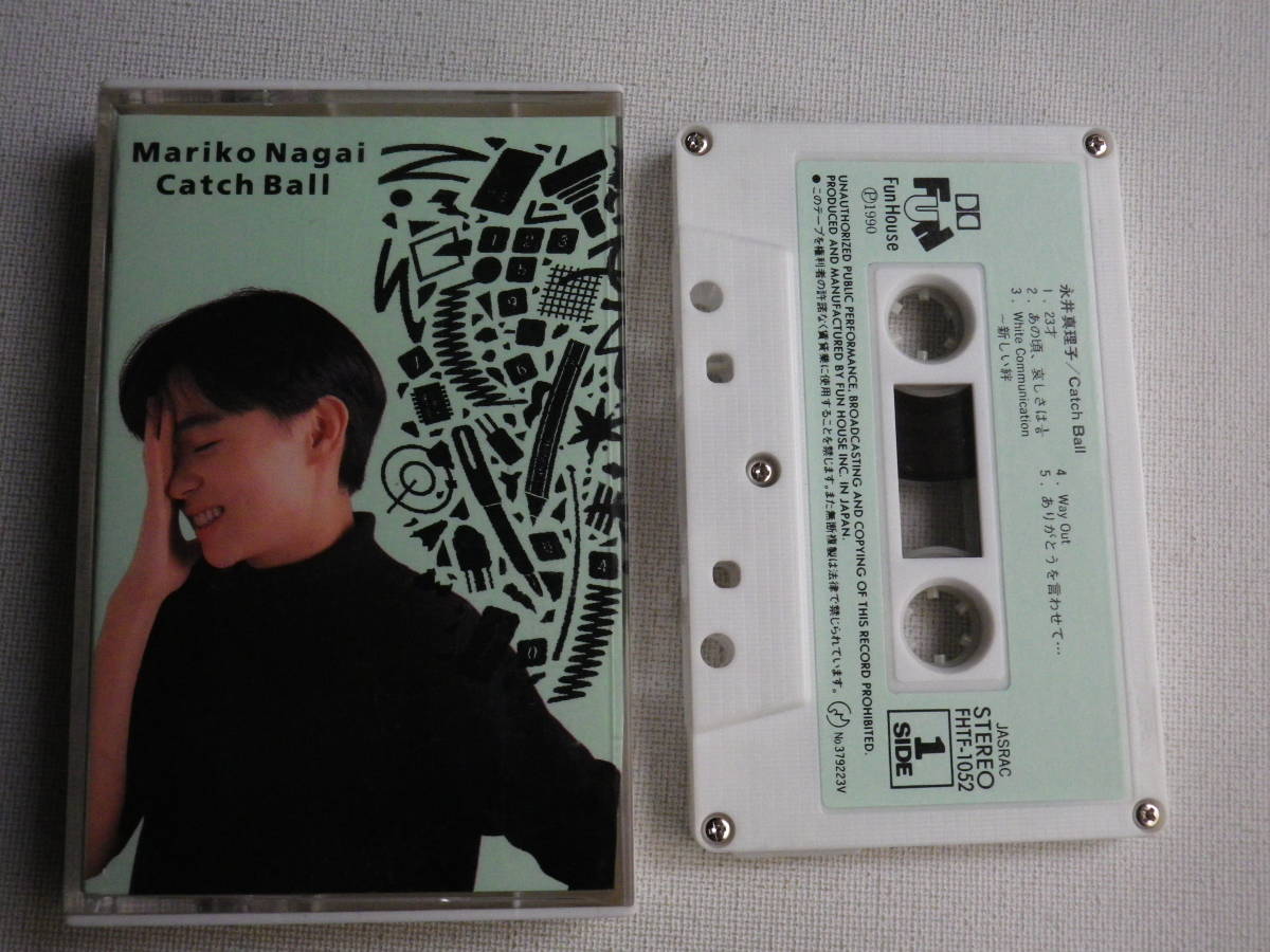 傷や汚れあり】◇カセット◇永井真理子 Catch Ball 中古カセットテープ 