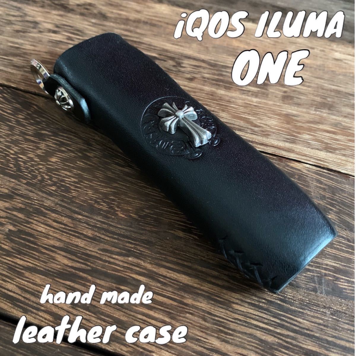 未使用】吊り下げリング付き iQOS ILUMA ONE レザーケース