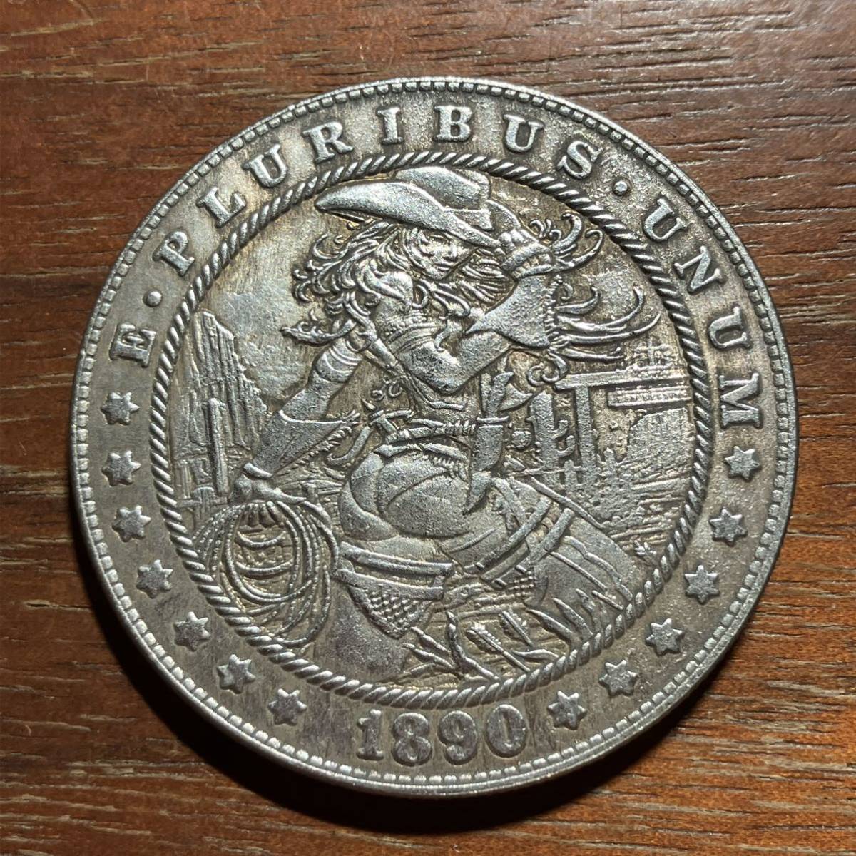 やや傷や汚れあり】20537,,,アメリカコイン かっこいい美女 38mm ゴルフマーカー等に ONE DOLLAR モルガン イーグル 一円銀貨  大型銀貨の落札情報詳細 - Yahoo!オークション落札価格検索 オークフリー