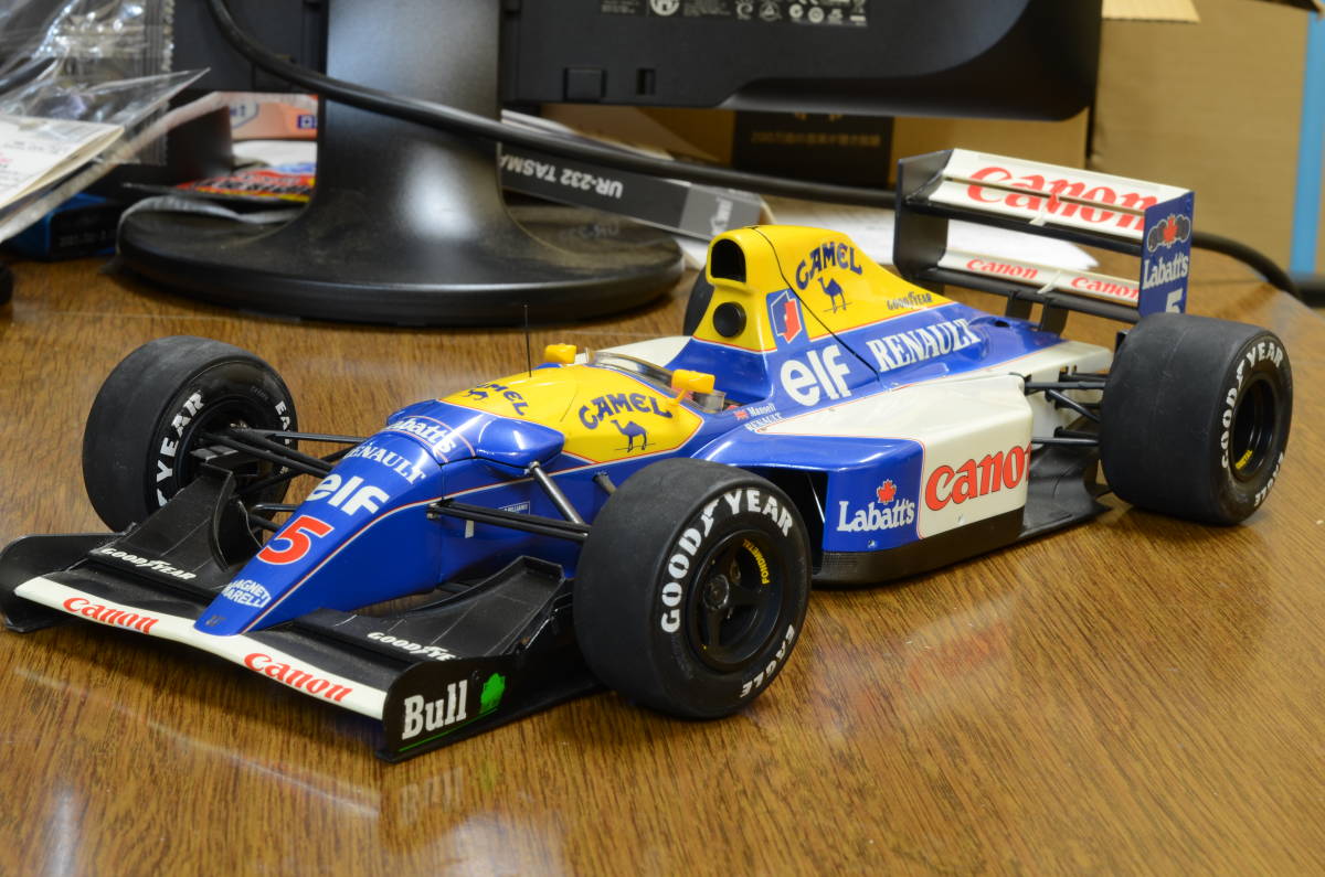 目立った傷や汚れなし】タミヤ1／12ウイリアムスルノーFW14B