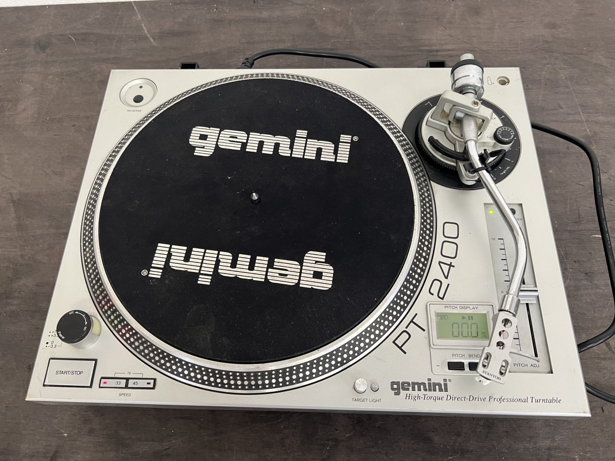 セットアップ gemini ジェミナイ ターンテーブル TT03 DJ機材