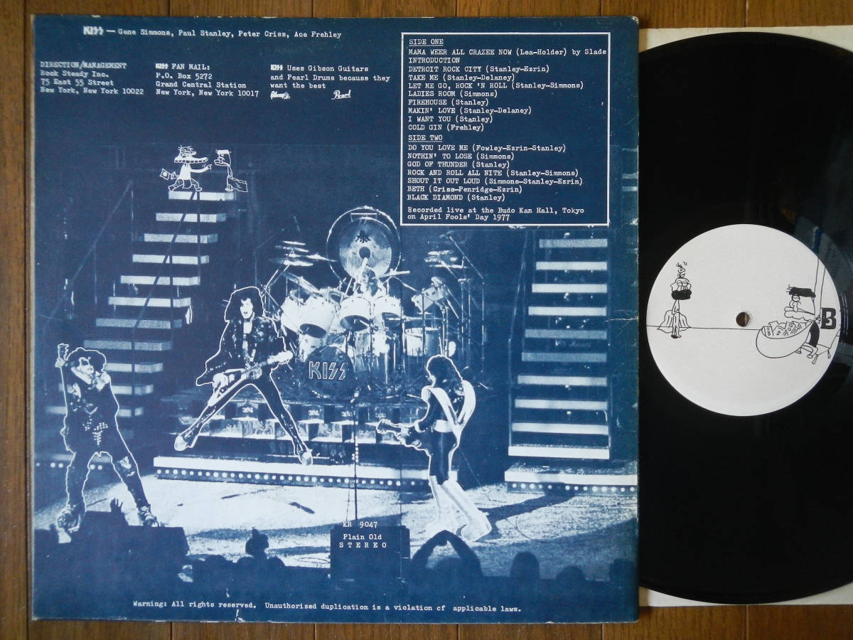 目立った傷や汚れなし】【LP】KISS(KR9047日本企画1977年MAMA WEER ALL 