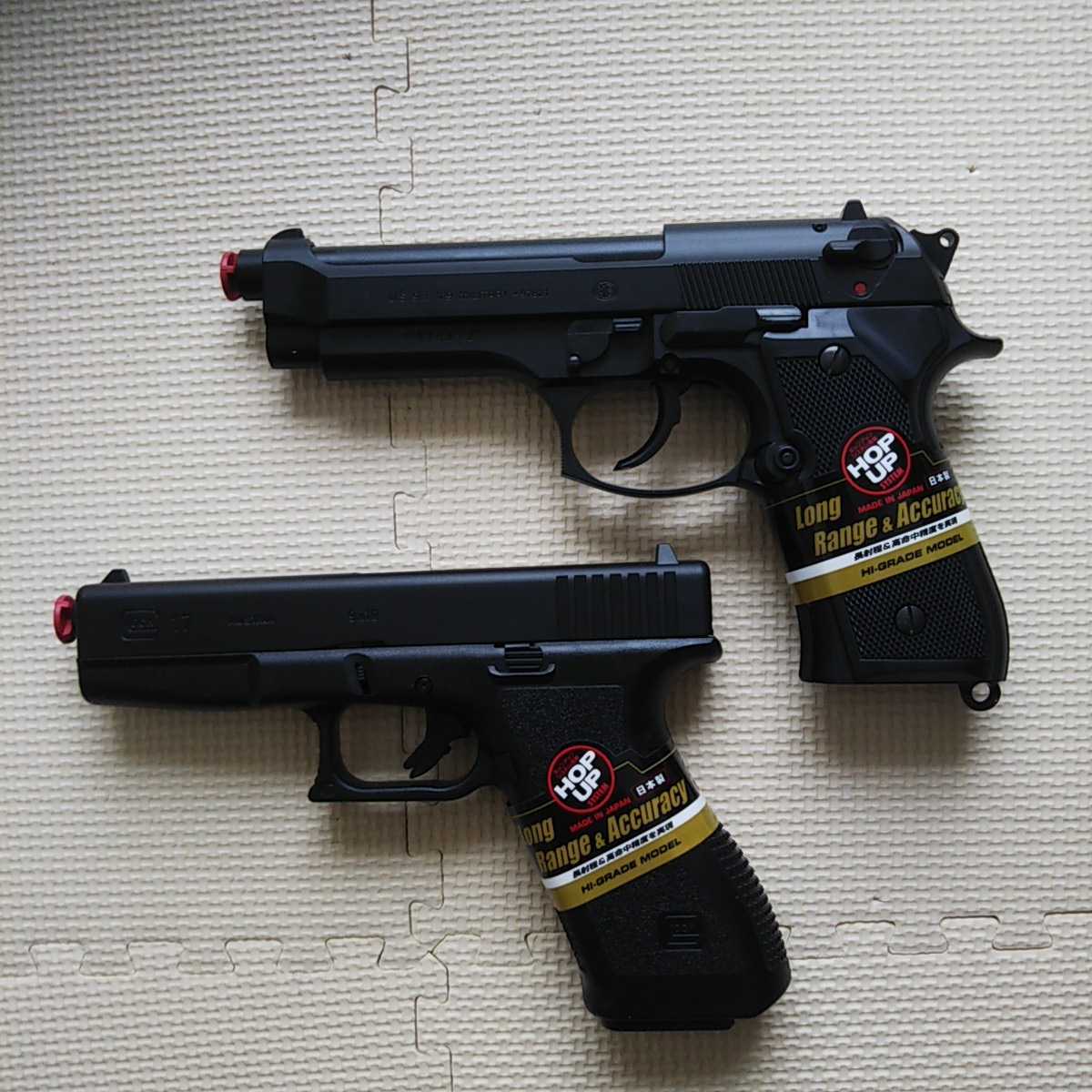 東京マルイ、グロック17LとベレッタM92Fどちらも完全新品18