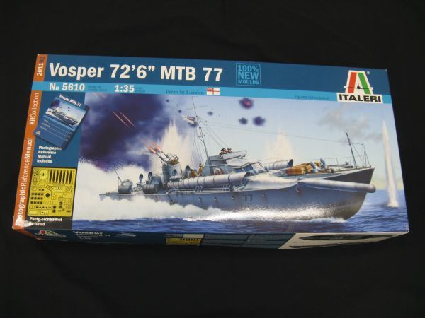 ITALERI イタレリボスパー魚雷艇イギリス海軍1/35