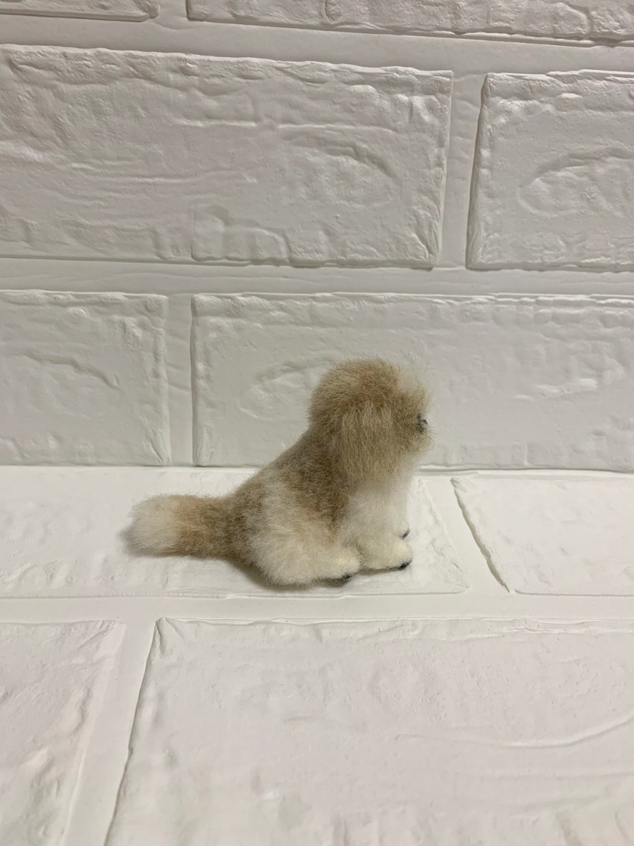 未使用】☆羊毛フェルト☆ シーズー ハンドメイド 犬 手のひらサイズ