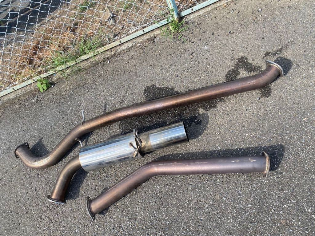 BE FREE ND5RC ロードスター オールステンマフラー 砲弾 チタン発色 60