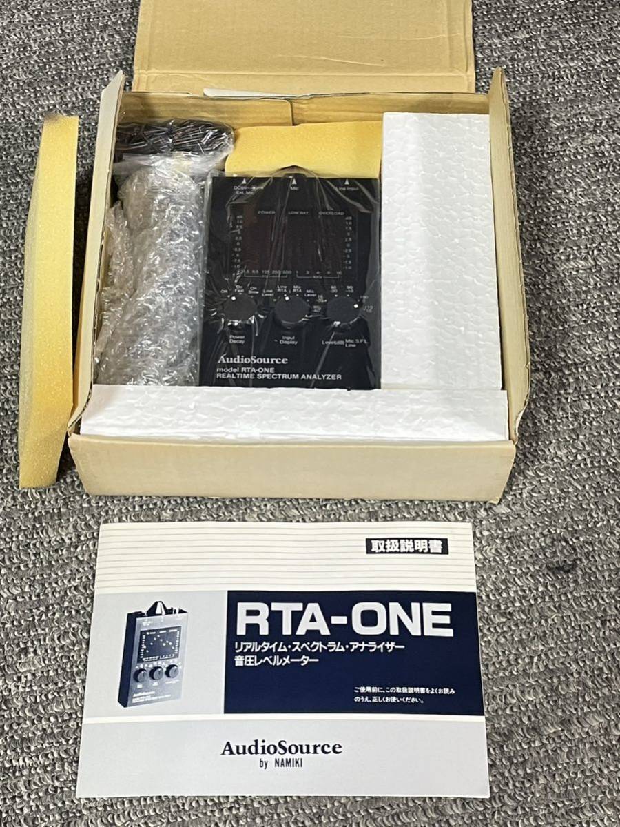 【全体的に状態が悪い】G1 未使用? AudioSource by NAMIKI / Model:RTA-ONE リアルタイム スペクトラム ...