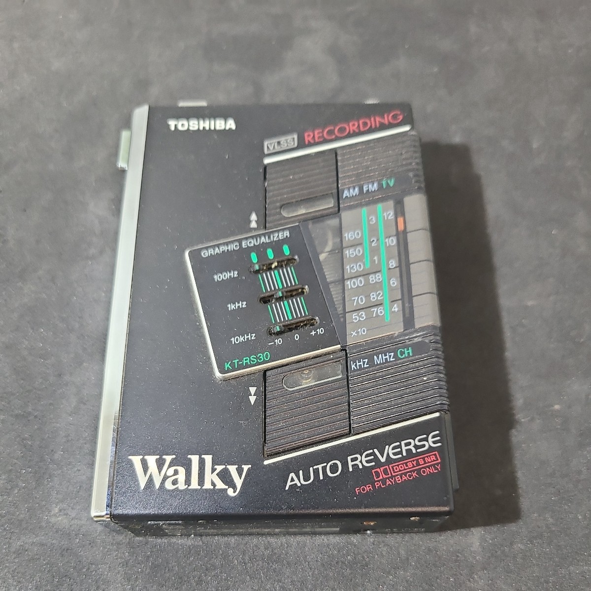 美品】東芝KT-G710 WALKY ポータブルカセットプレーヤー-相良刺繍 汕頭