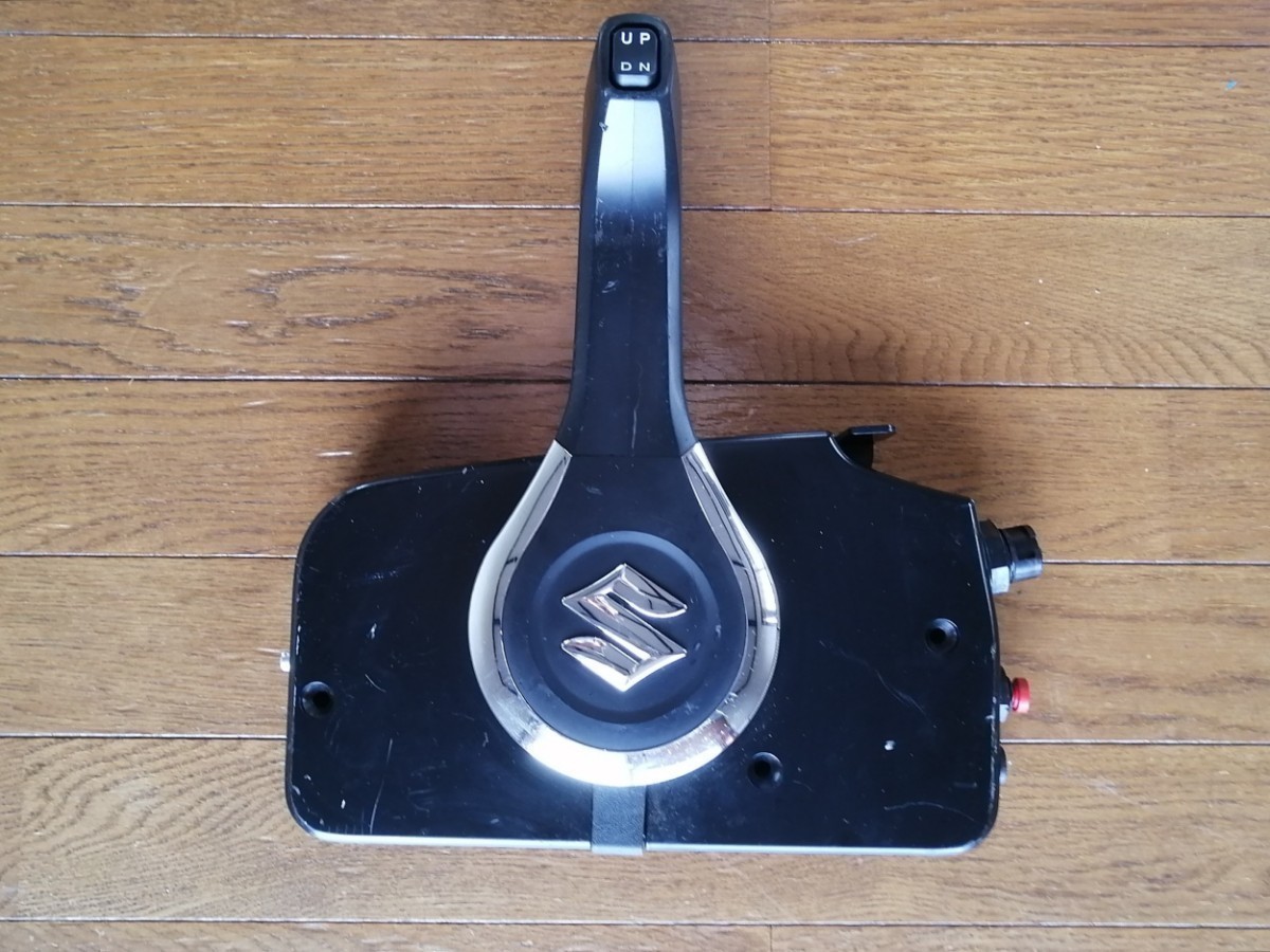 【全体的に状態が悪い】SUZUKI 船外機 リモートコントロールボックス アクセル サイドマウント 4スト スズキ 船 ボート パーツ