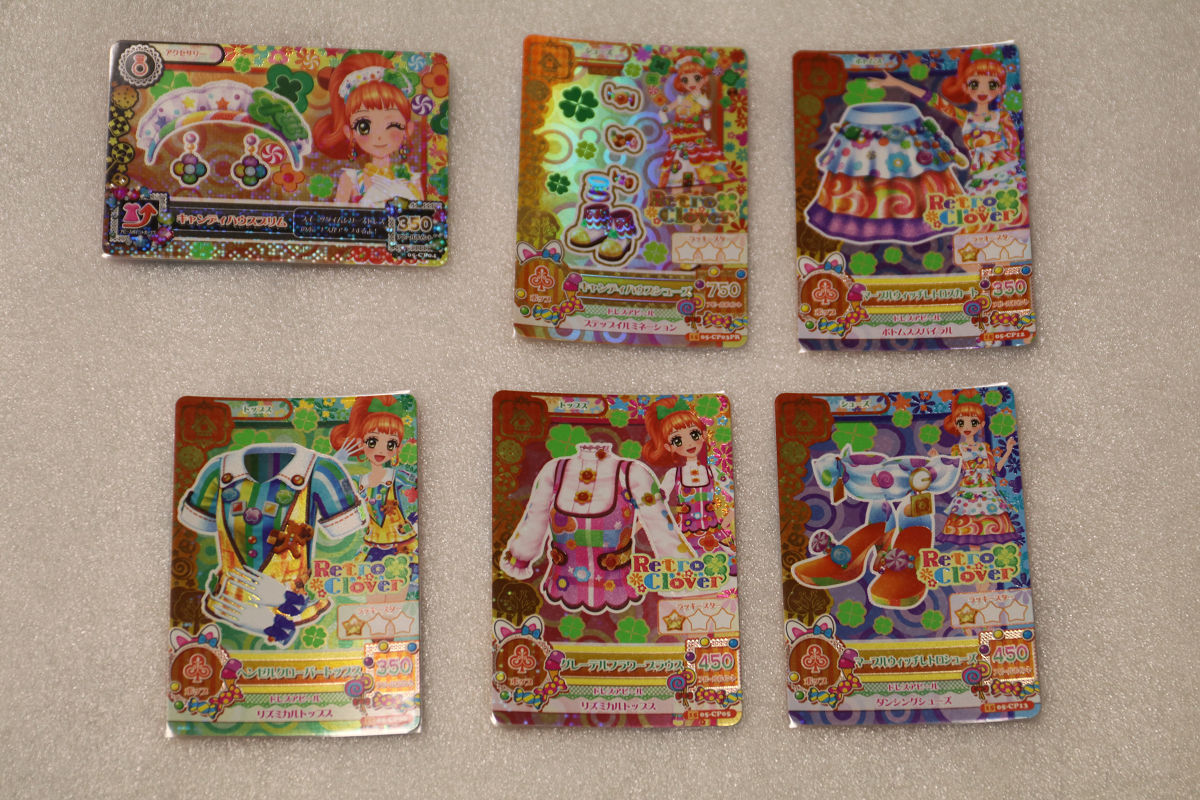 アイカツ！2015年5弾レトロクローバーカードセット アイカツ！シリーズ