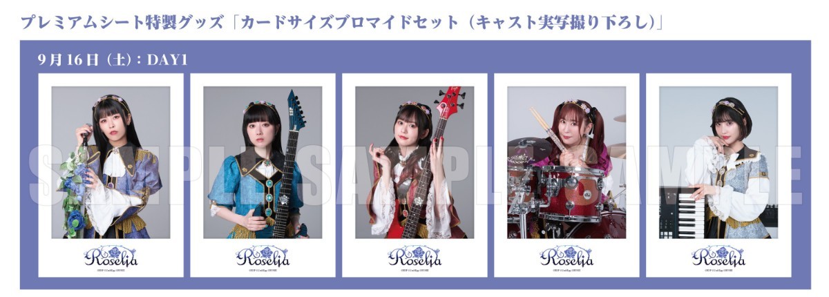 【70％OFF】 未使用】バンドリ 特典 プレミアムシート DAY1 Farbe Roselia その他