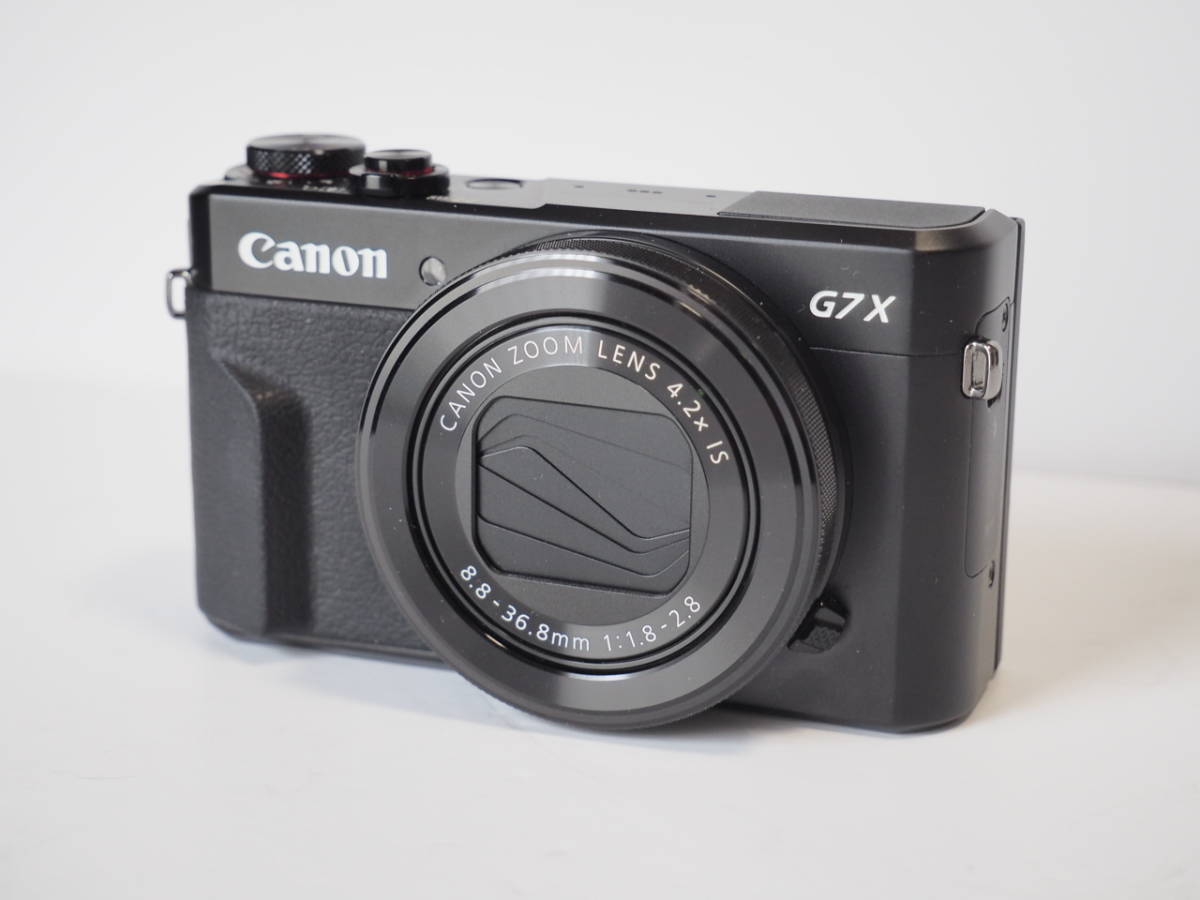 【目立った傷や汚れなし】Canon キヤノン PowerShot G7 X Mark II 純正バッテリー2個付きの落札情報詳細 ヤフオク