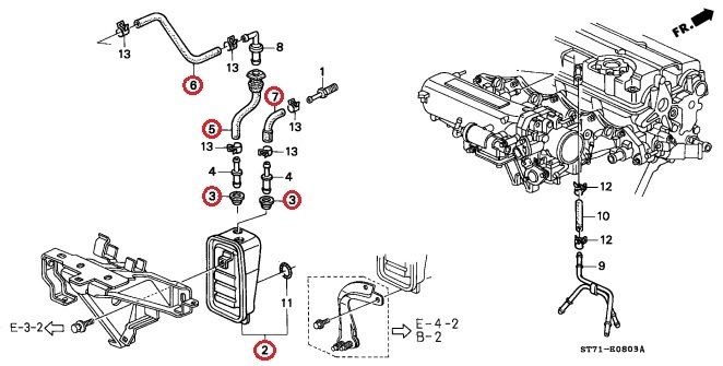 傷や汚れあり】honda Genuine Parts 11851-P73-000 Chamber Set