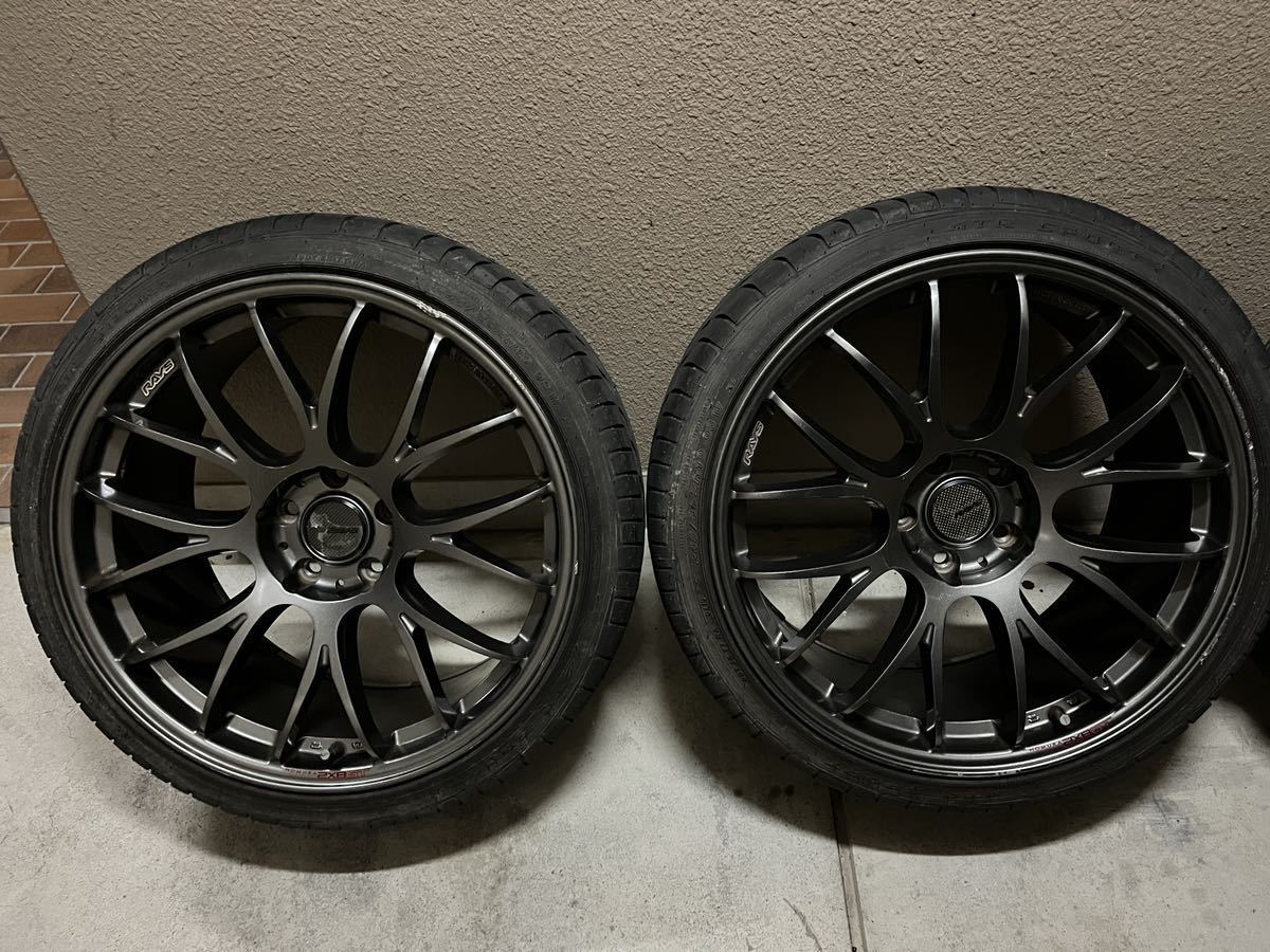 やや傷や汚れあり】RAYS HOMURA 2×8GT 19インチ 9.5j +36 8.5j +36 4本