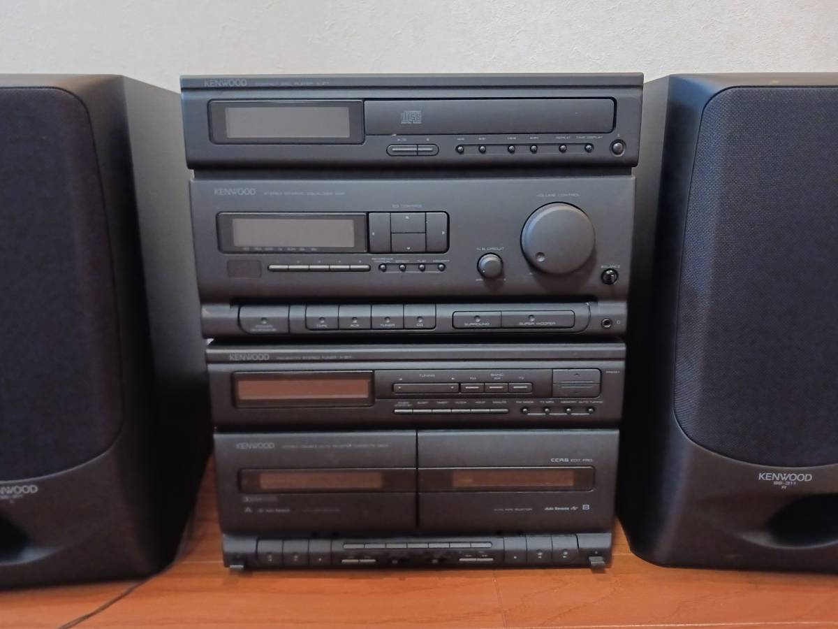 傷や汚れあり】Kenwood ALLORA XA3 ケンウッド システムコンポ 【中古