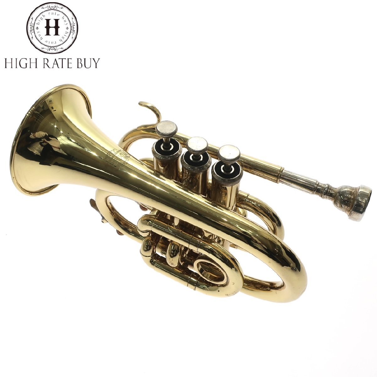 pocket trumpet j michael ケース付 ジャンク ポケット トランペット