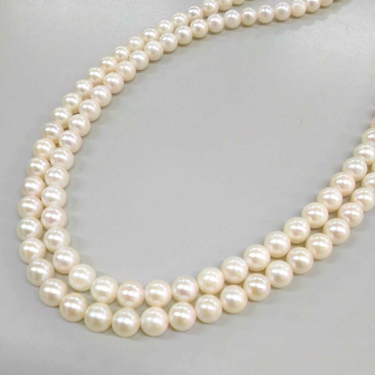 本真珠ネックレス7.4〜7.9