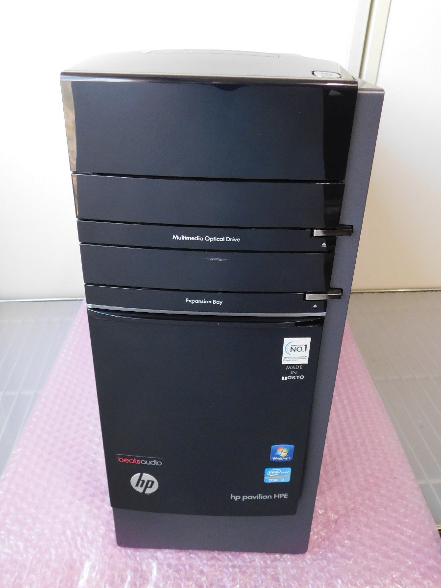 【傷や汚れあり】即決★ ジャンク HP Pavilion HPE Desktop PC h81360jp ベアボーン状態 LGA1155