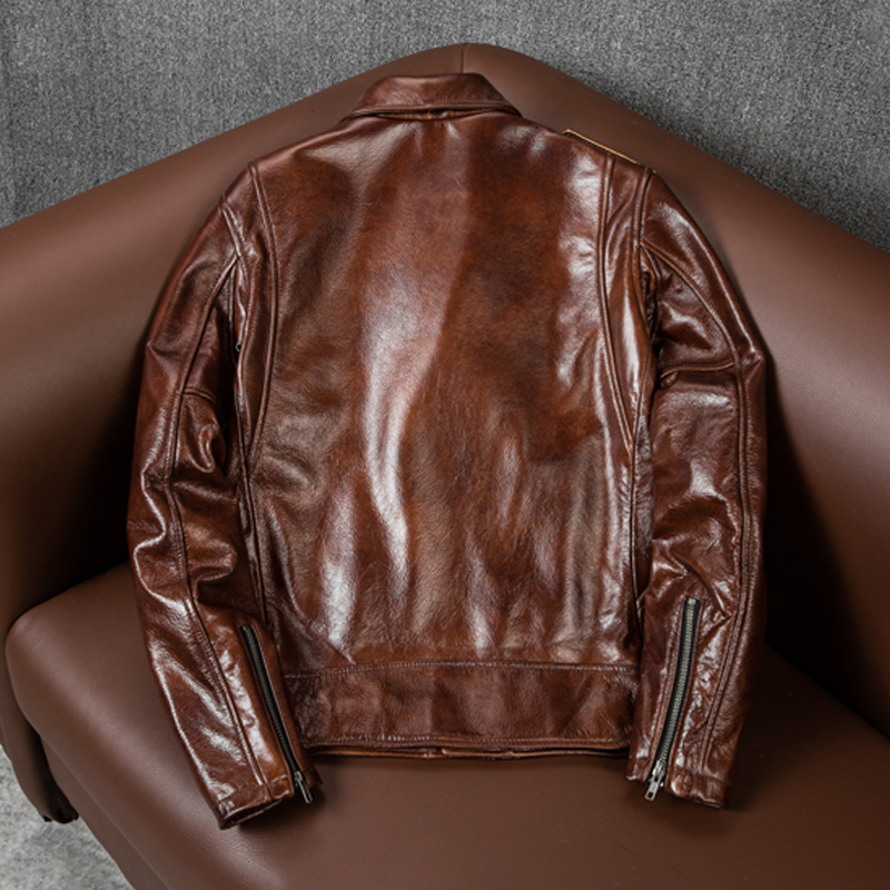 美品本革】シングルレザーライダース牛革 極美品牛革‼️】EIGEN レザー