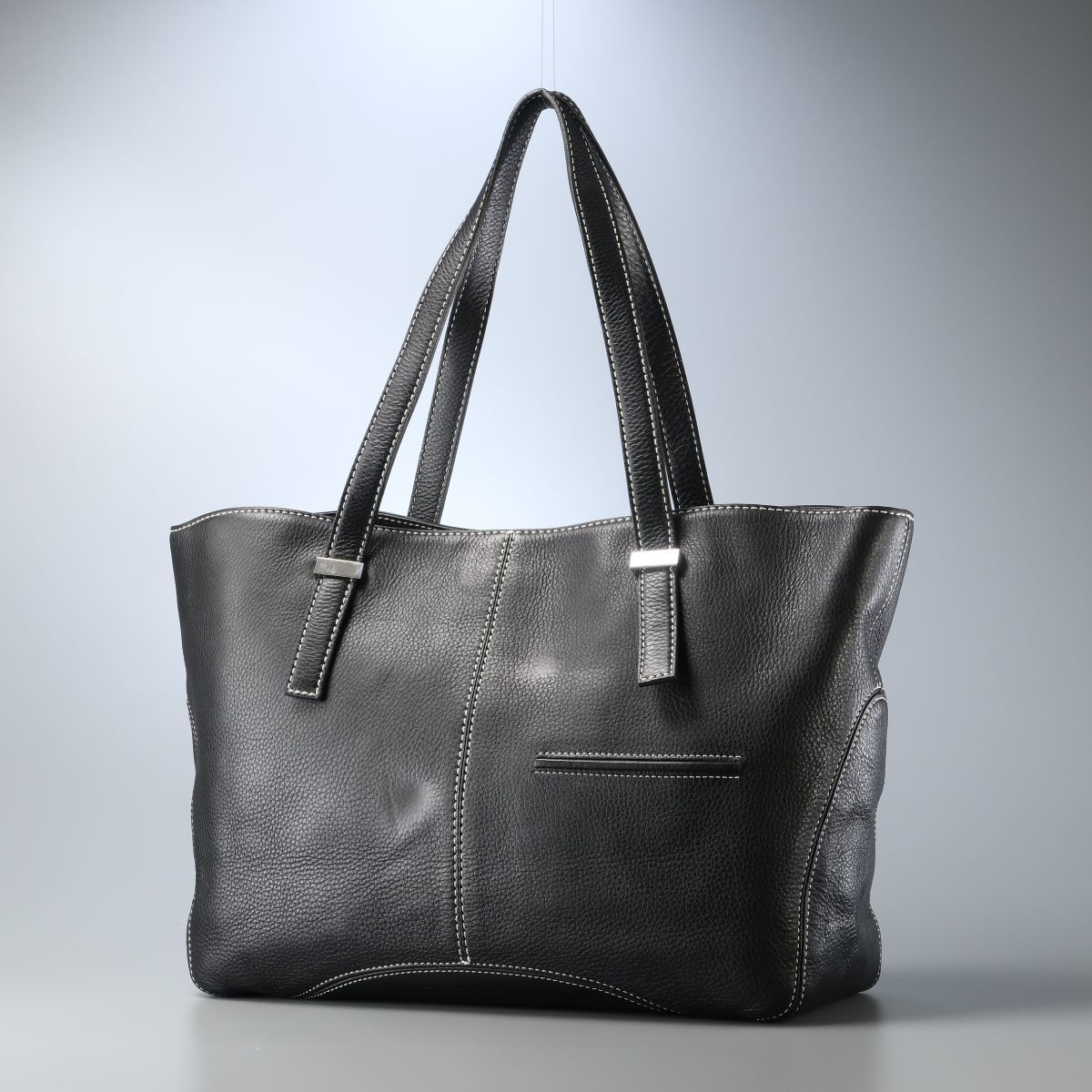 GINZA Kanematsu（銀座かねまつ） ハンドバッグ エナメル レザー 茶  