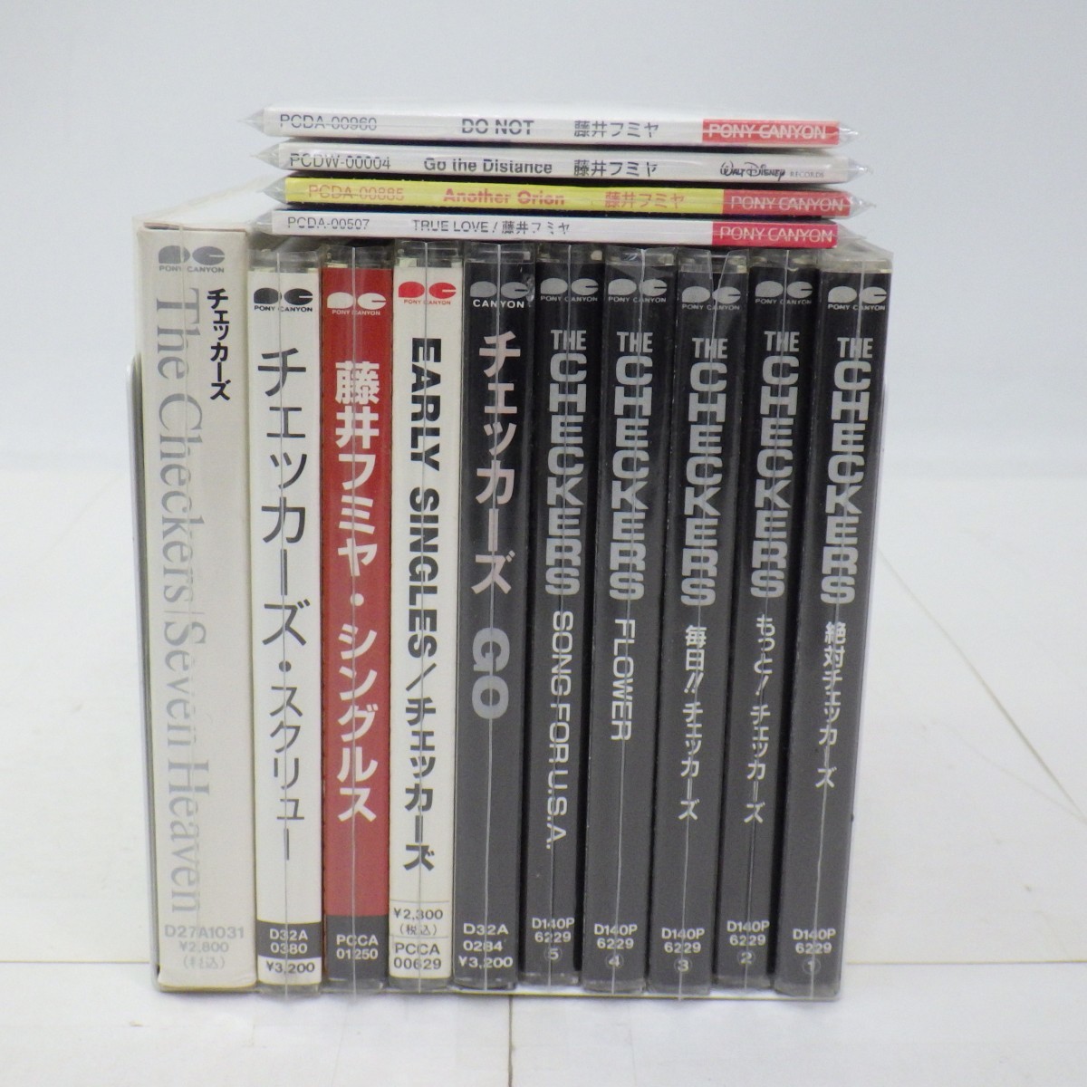 目立った傷や汚れなし】チェッカーズ CD アルバム 8cmシングル まとめ
