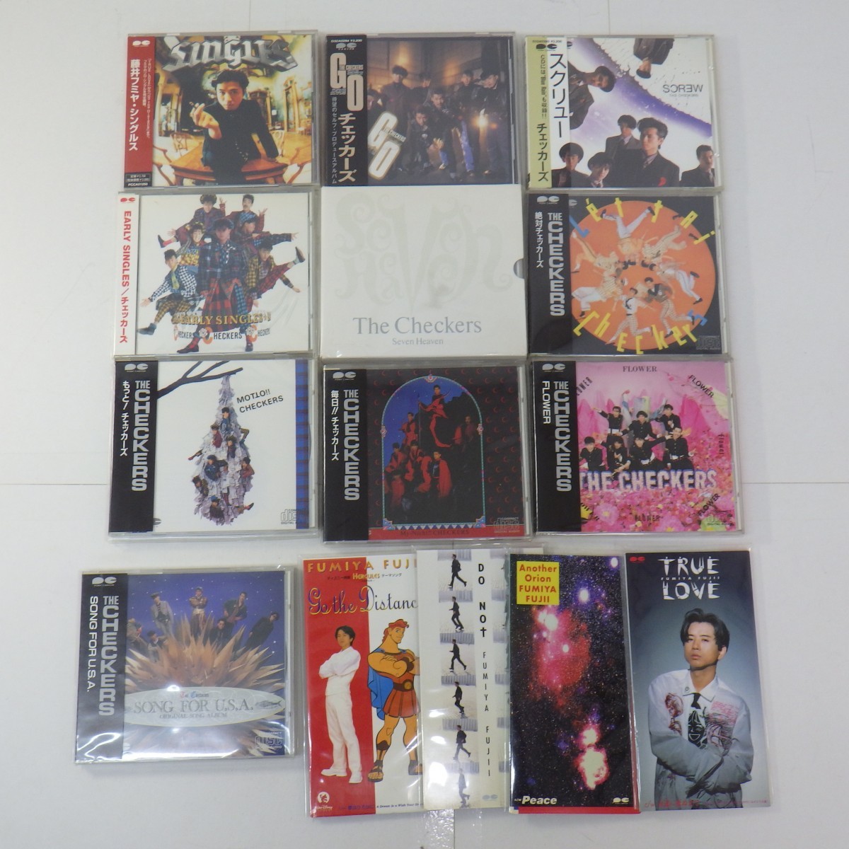 チェッカーズ CD セット まとめて 目立った傷や汚れなし】チェッカーズ CD アルバム 8cmシングル まとめ