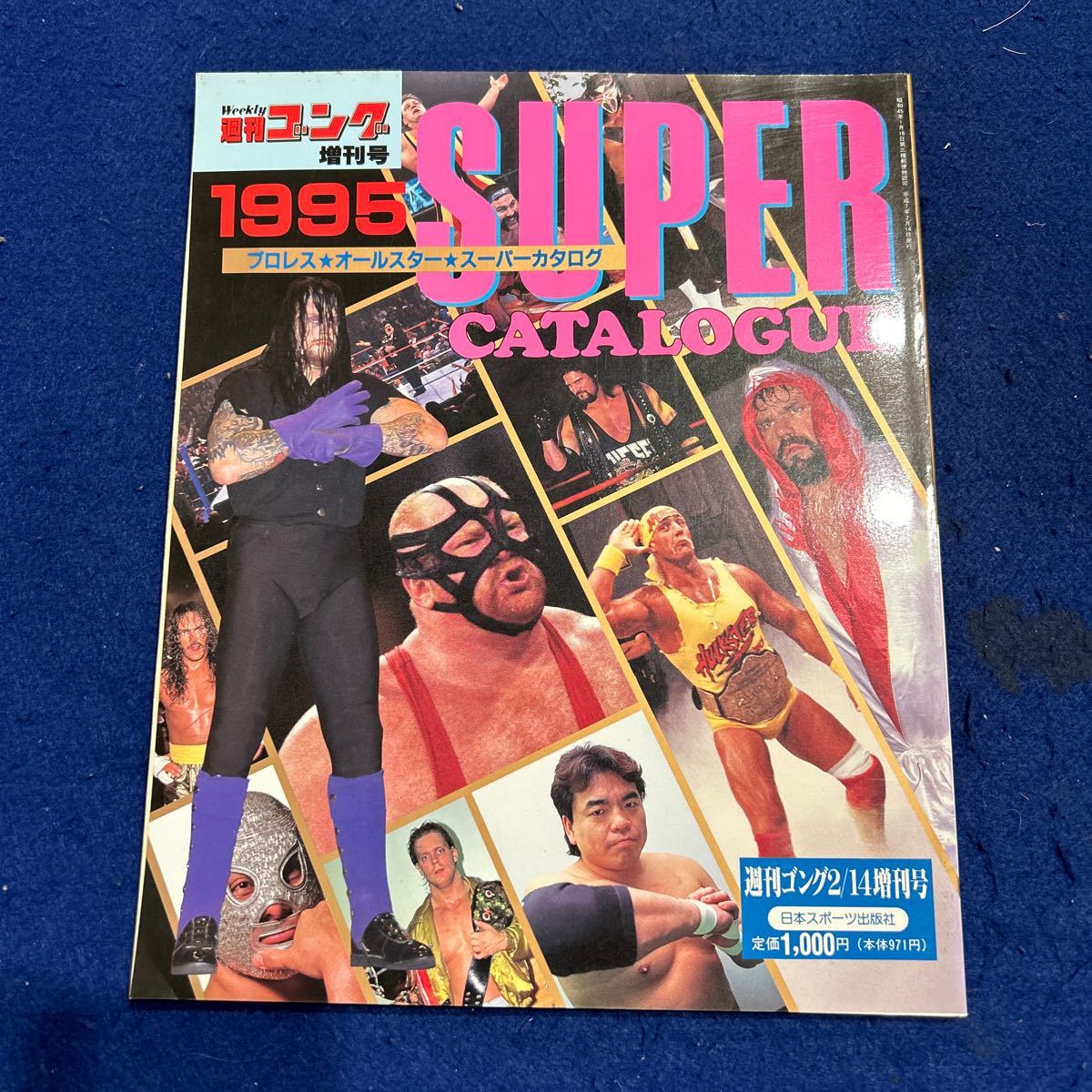 【やや傷や汚れあり】週刊ゴング増刊号 1995年2月14日増刊号 プロレス・オールスター・スーパーカタログ ハルク・ホーガン ジ・アンダー