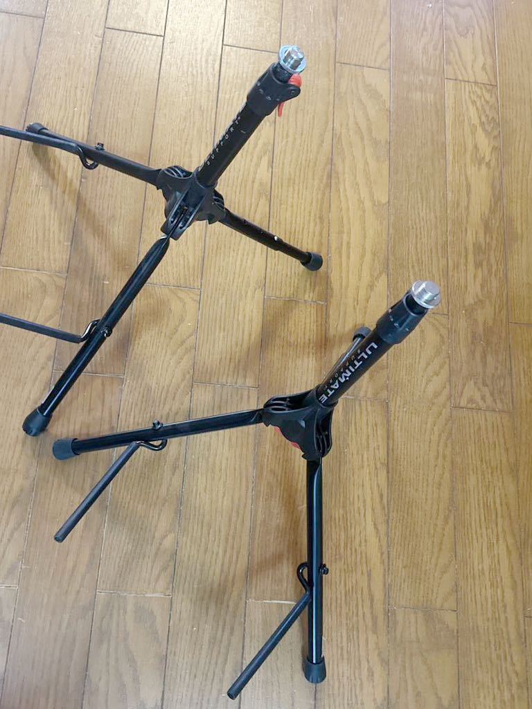 【目立った傷や汚れなし】2個セット Ultimate AMP 150 アンプスタンド アルティメイト ギターアンプ ベースアンプの落札情報詳細