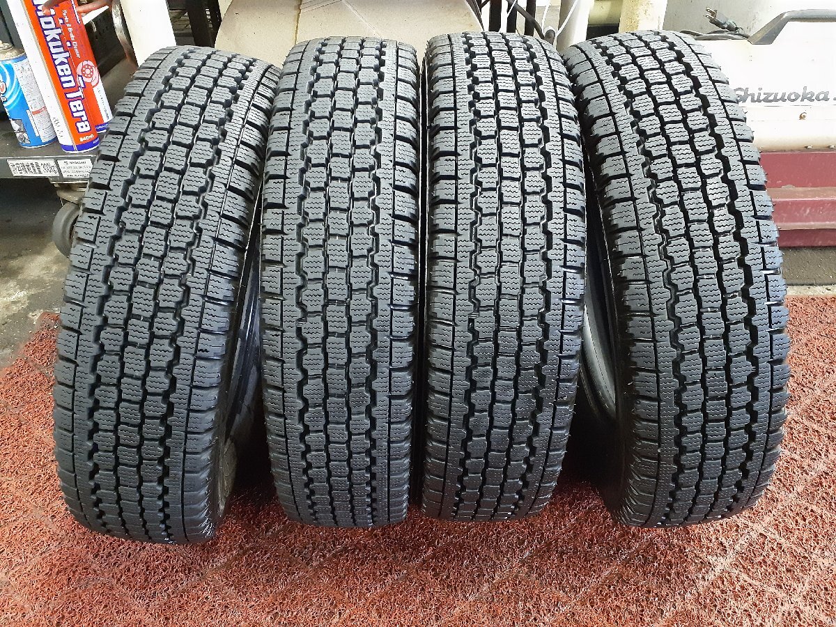 【目立った傷や汚れなし】パF5193 145R12 LT 6PR 4本価格 BRIDGESTONE BLIZZAK W965 送料無料 冬 8