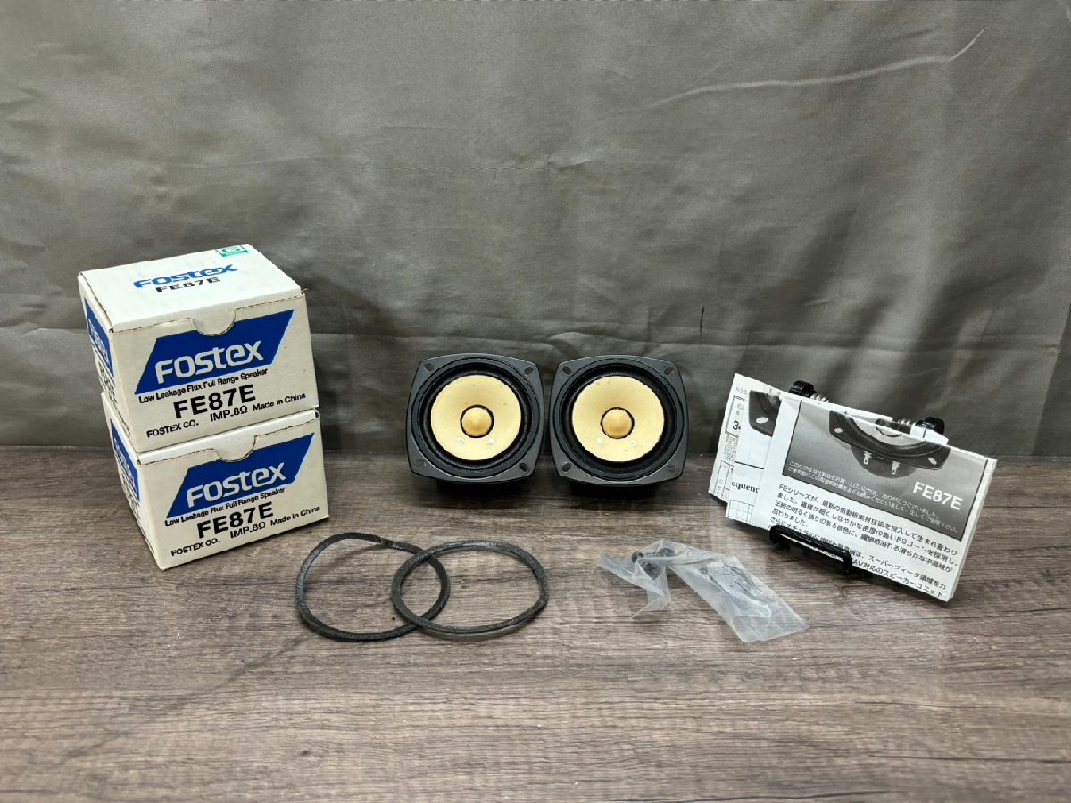 【傷や汚れあり】 379 中古品 オーディオ機器 フルレンジ スピーカー Fostex FE87E フォステクスの落札情報詳細 - Yahoo ...